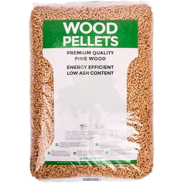 Pellet IKEA ENplus A1 6 mm 1080 kg (72 x 15 kg)