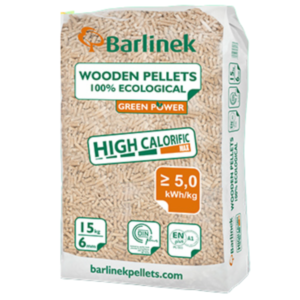 Pellet Barlinek ENplus A1 6 mm 975 kg (65 x 15 kg)