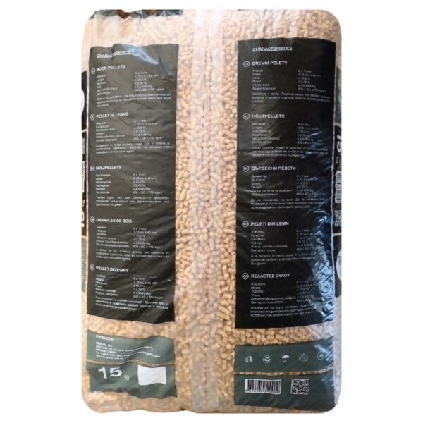 Pellet Let’s Premium ENplus A1 6 mm 975 kg (65 x 15 kg) - obrazek 2